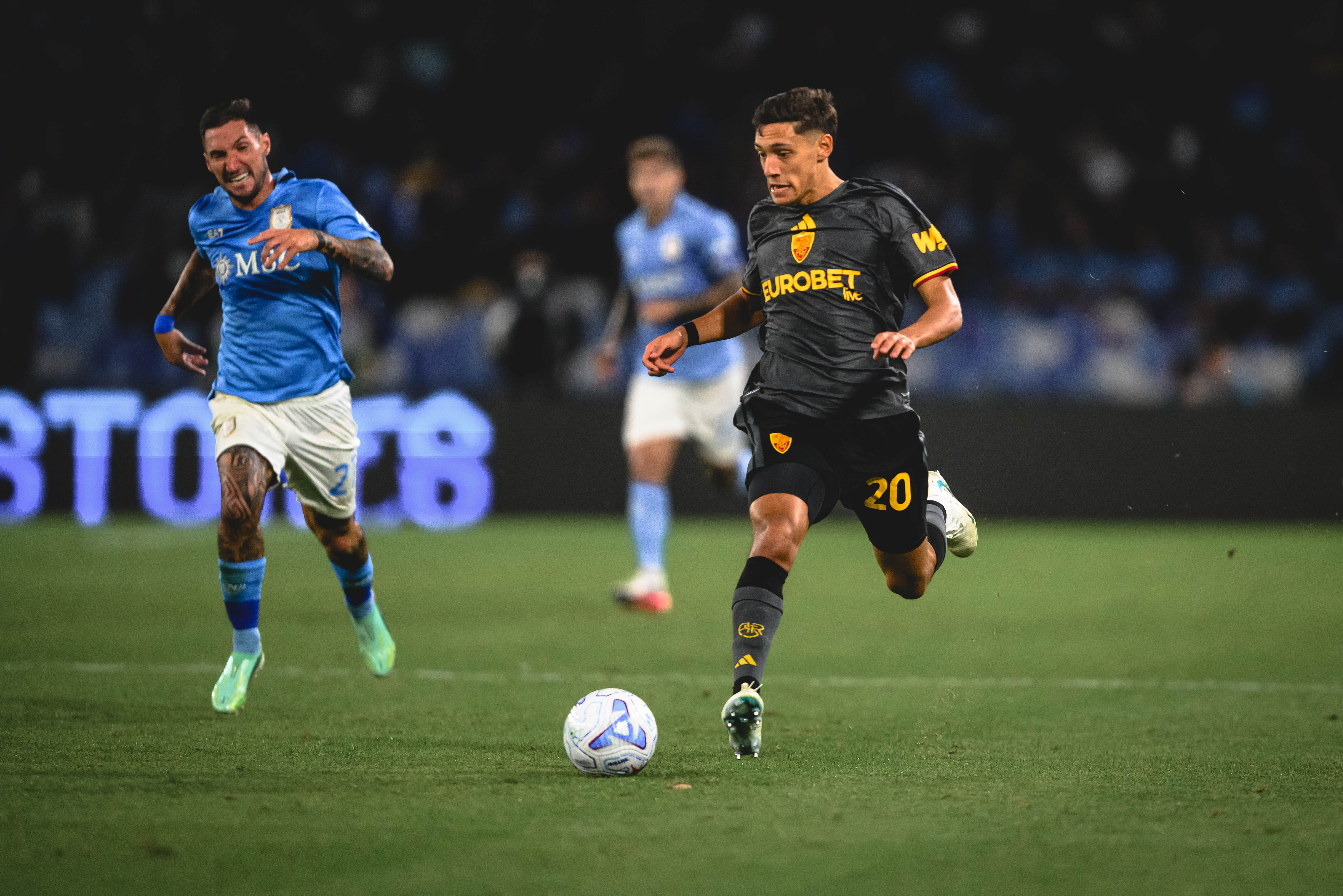 Molina on Roma's draw with Napoli, his role on the flank and the Argentine contingent