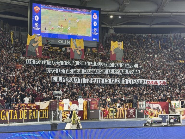 Roma welcomes Mourinho back to the Olimpico for Champions League clash with Real Madrid